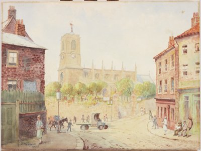 St. Marys, Gateshead, 1925 by George Barclay Wishart